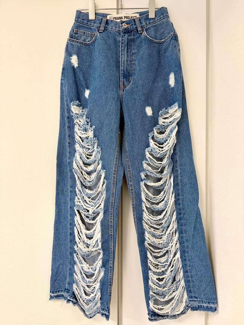 PRANK PROJECT プランクプロジェクト ハードクラッシュデニム ブルー