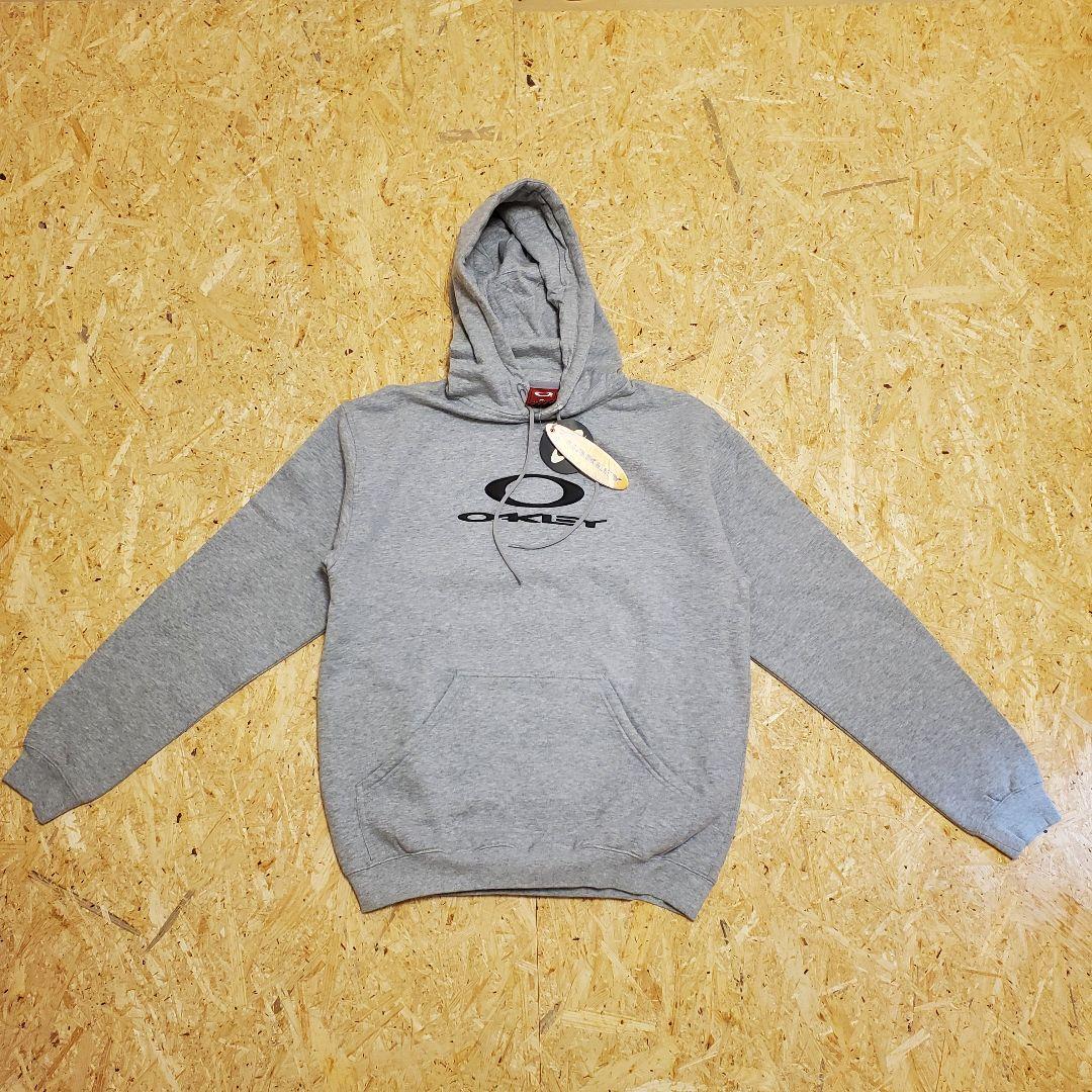 OAKLEY/オークリー】パーカー デッドストック 赤タグ グレー 90s