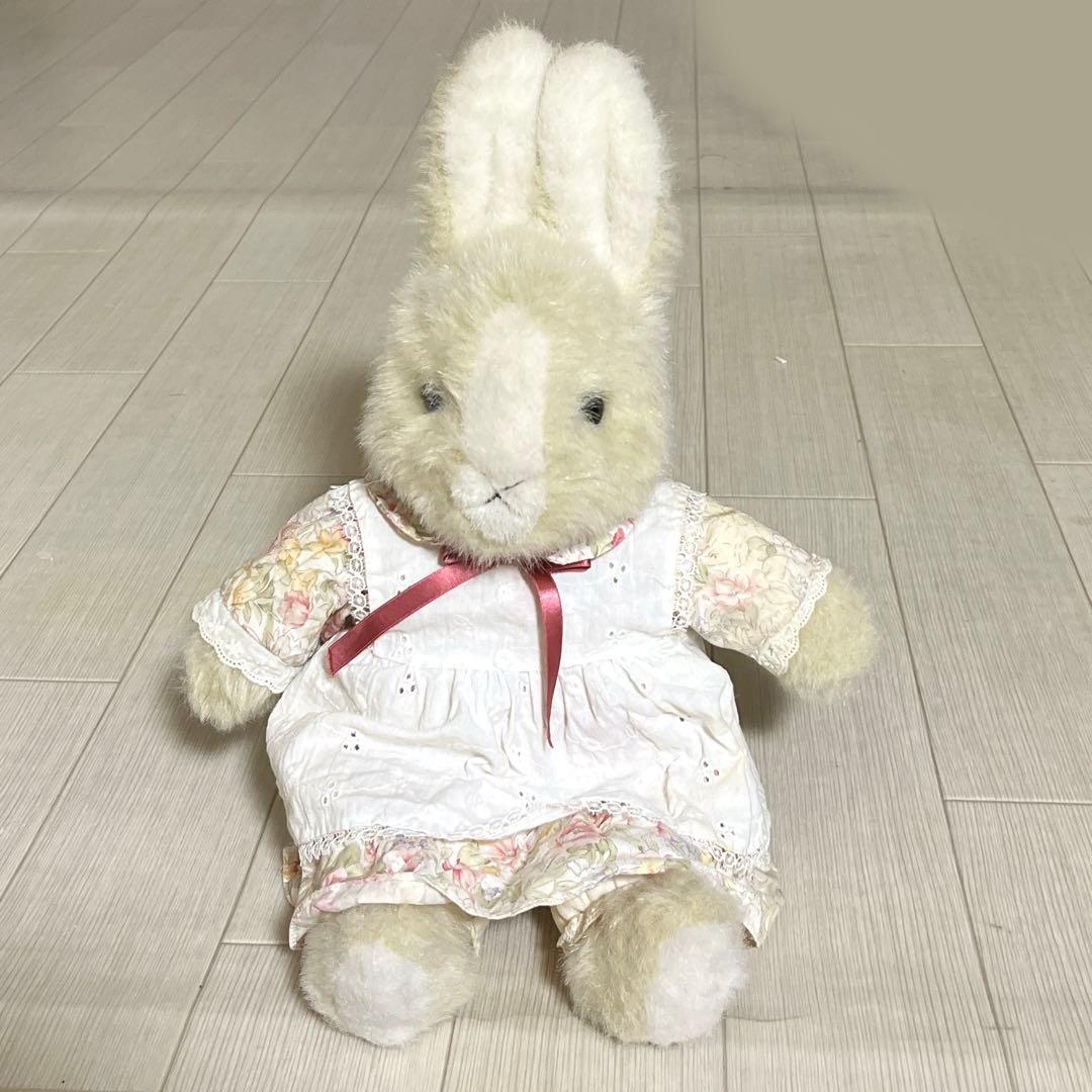 ファースト社 うさぎ ぬいぐるみ 昭和レトロ - メルカリ