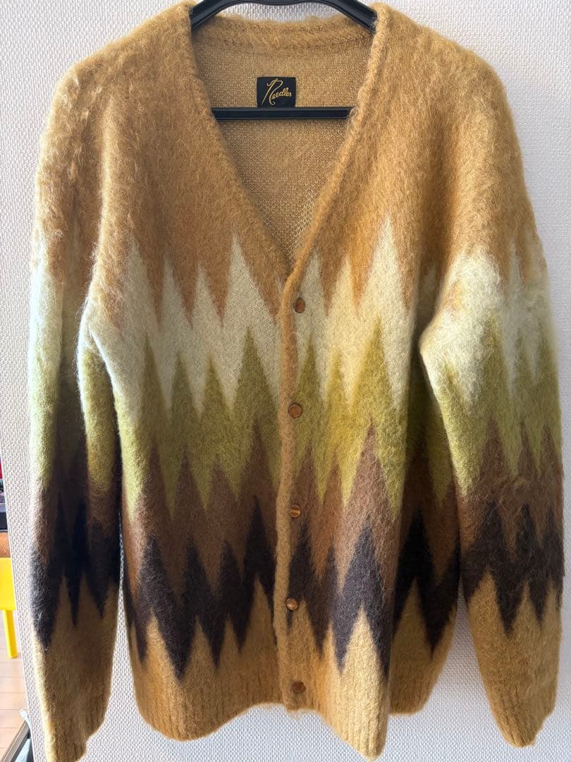 Needles ジグザグパターン カーディガン Mサイズ