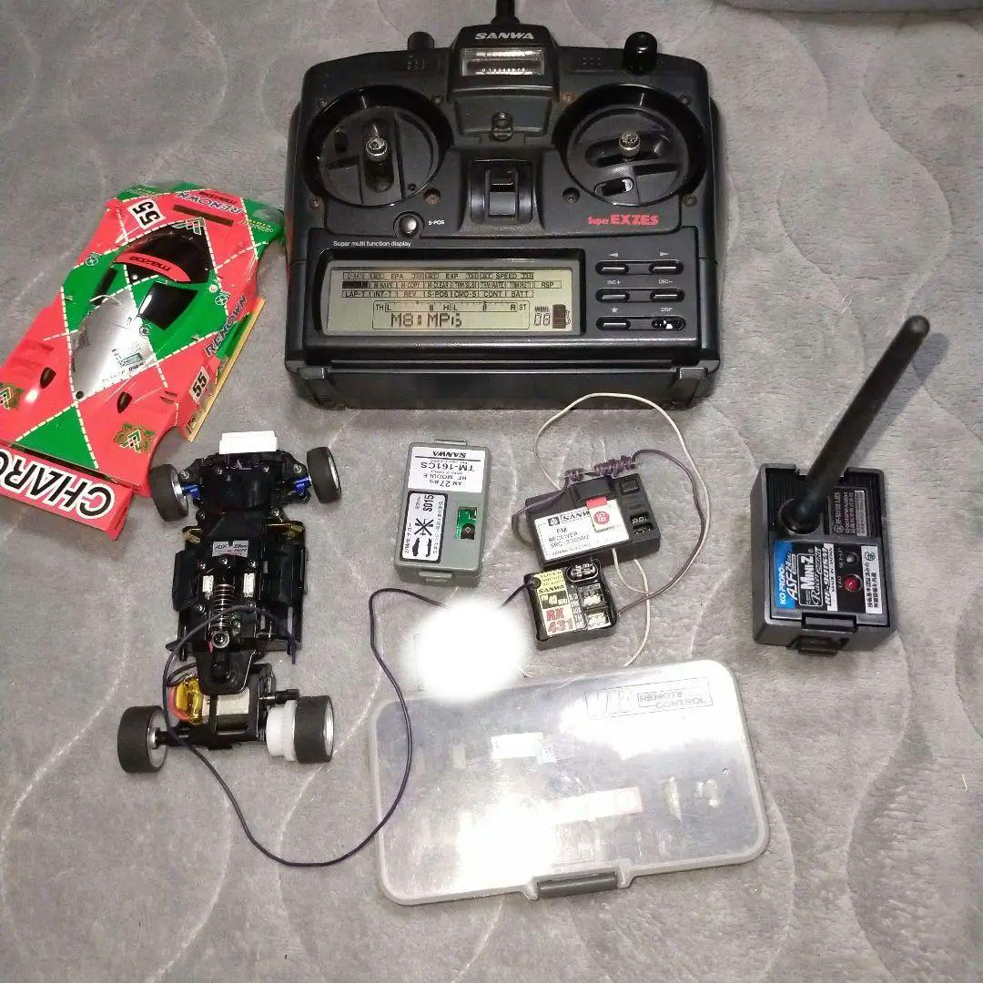 京商ミニッツ787B新品未開封サンワエグゼスプロポ受信機クリスタルMR03