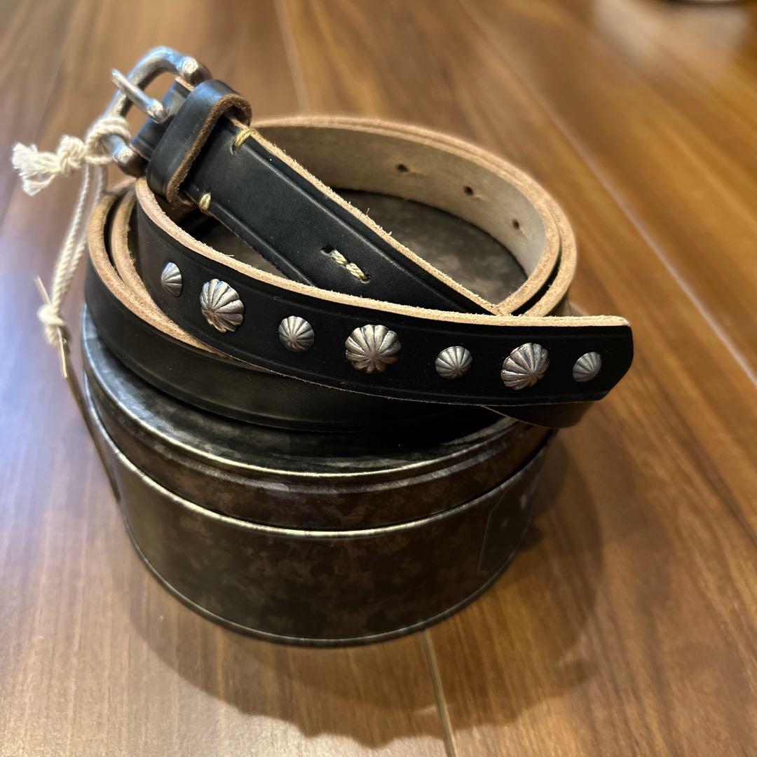 新品　VINTAGE WORKS DH5745 BLACK　ヴィンテージワークス Vintage Works ヴィンテージワークス Leather belt レザーベルト