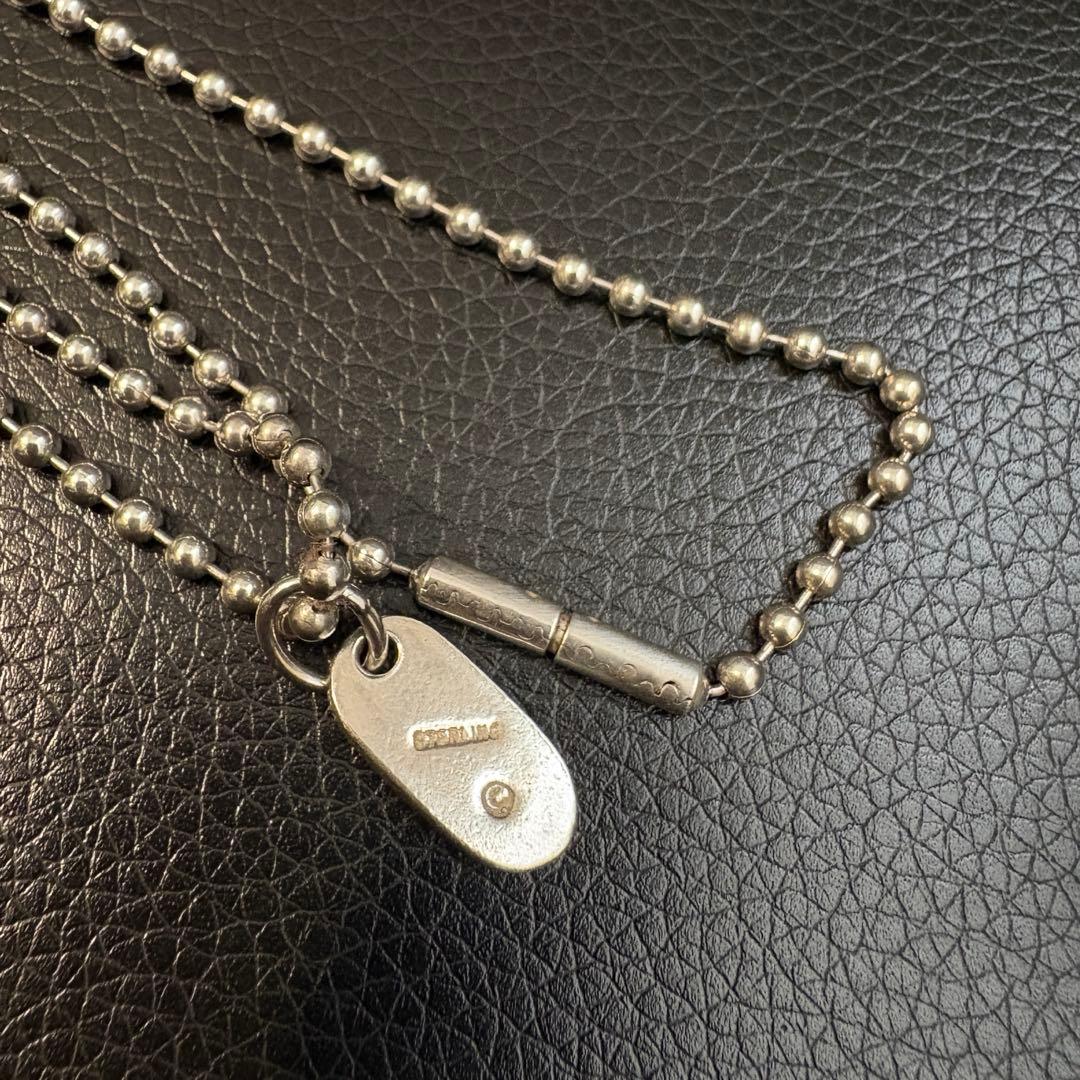 Bill Wall Leather ボールチェーン ロゴプレート 48.5cm