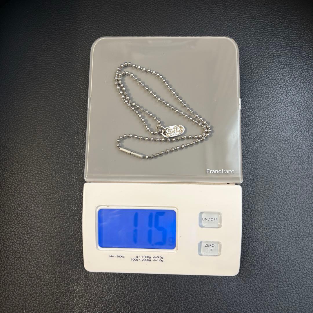 Bill Wall Leather ボールチェーン ロゴプレート 48.5cm