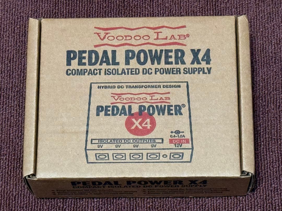 Voodoo Lab PEDAL POWER X4 パワーサプライ - メルカリ