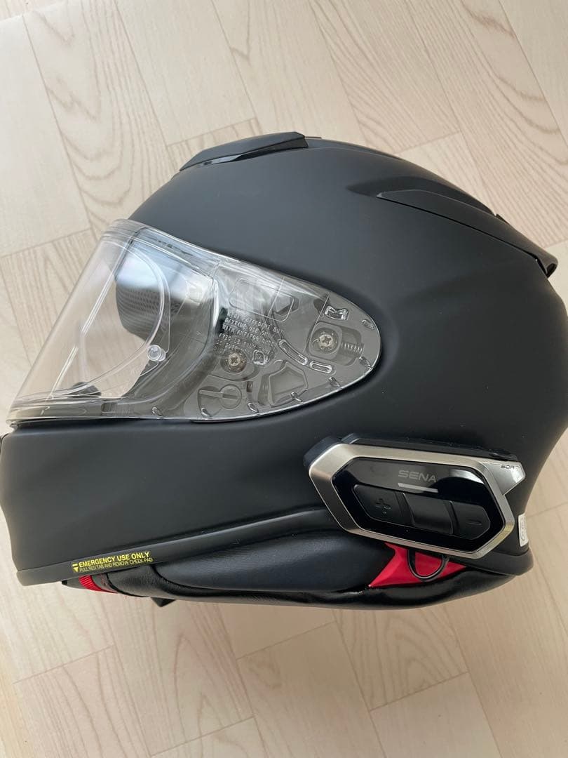 SHOEI Z-8 マットブラック ヘルメット SENA 50R インカム付 - メルカリ