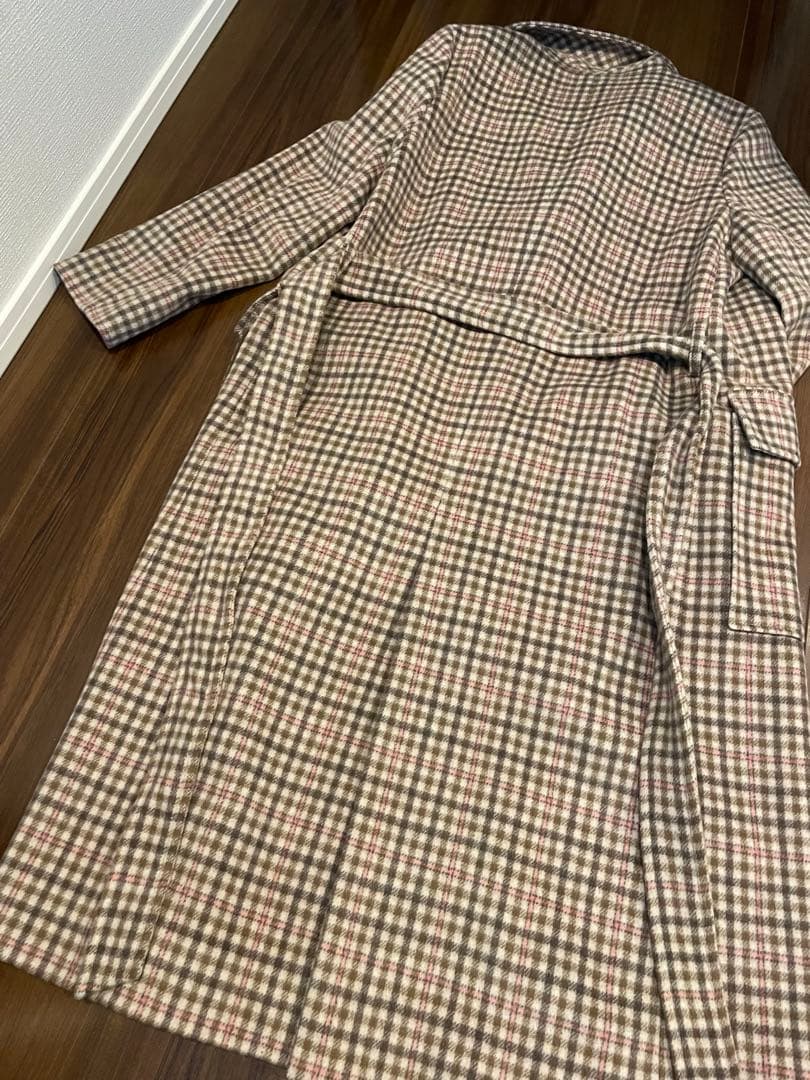 ❇︎スヌコ❇︎ 様専用 ROPE ロングコート チェックロングコート