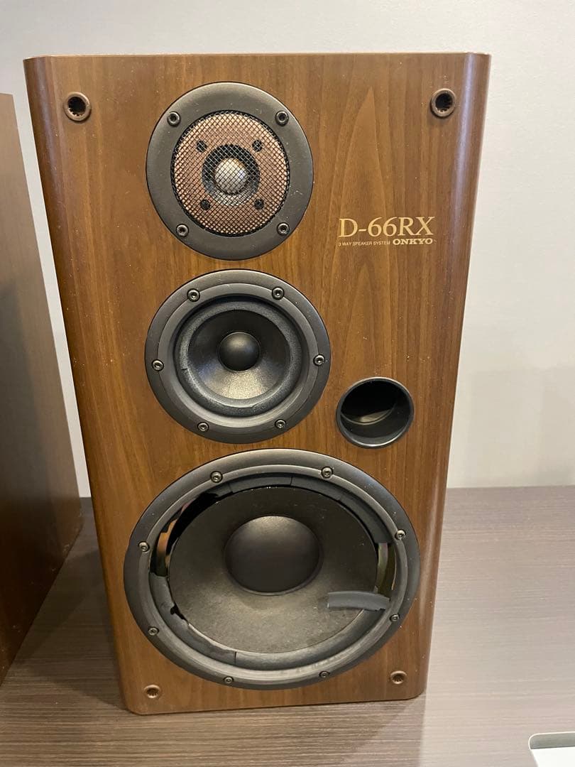 ONKYO/オンキョー　D-66RX　ペア　バッフル損傷有り