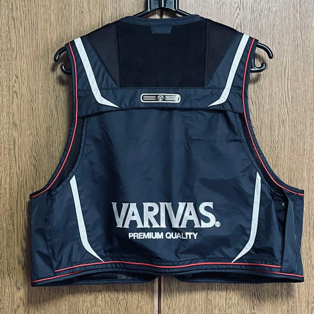 未使用】バリバスVARIVASドライアーマー鮎ベスト／ブラック✖️レッドL