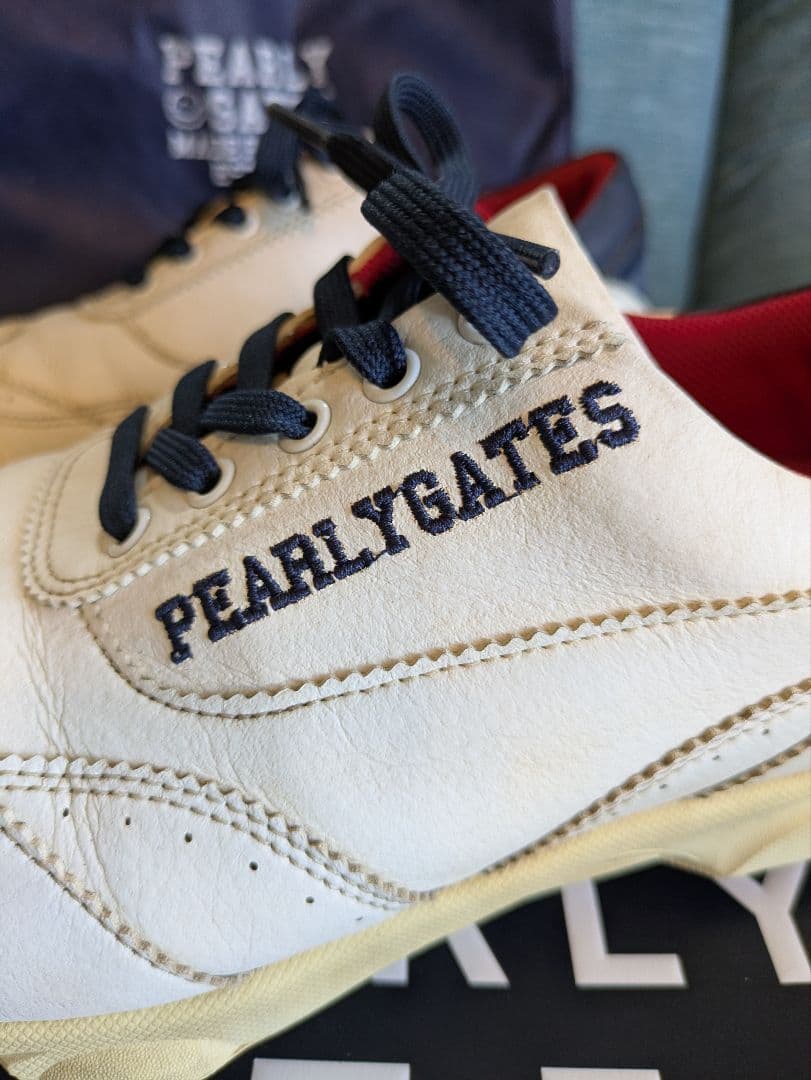 ☆PEARLY GATES☆ゴルフシューズ☆シューズ袋付☆27㎝☆パーリーゲイツ