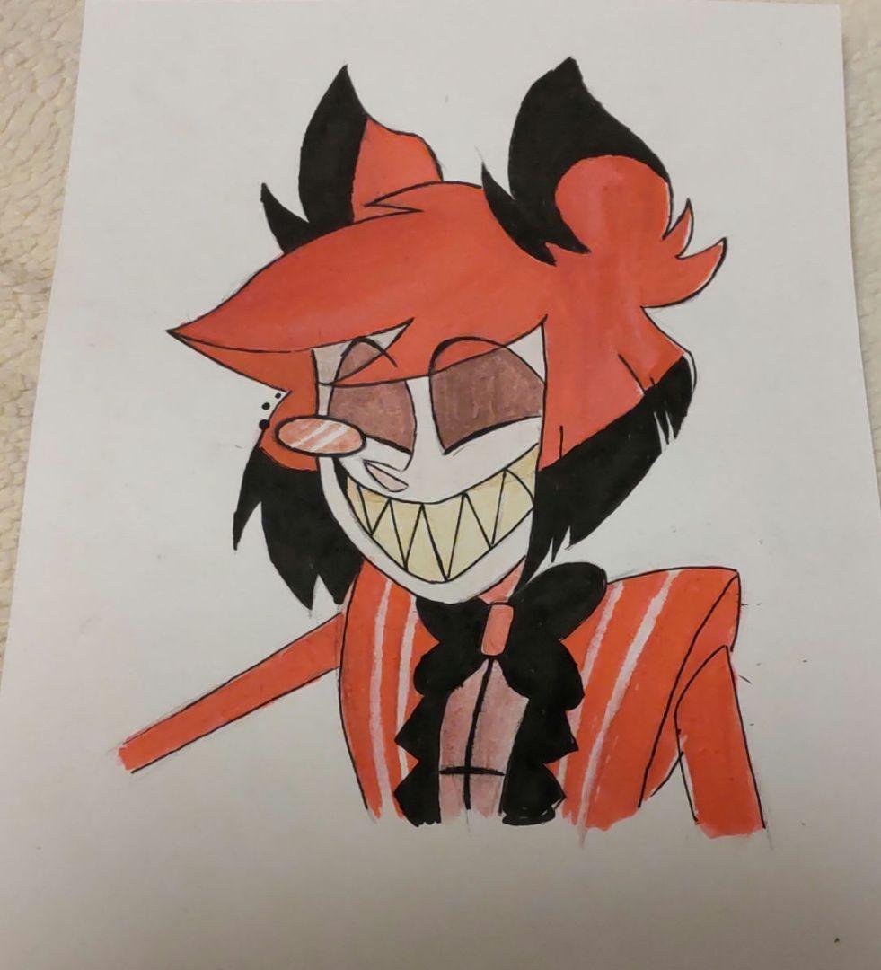 ハズビンホテル アラスター イラスト HazbinHotel Alastor - メルカリ