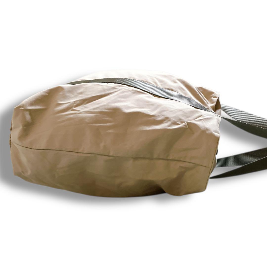 プラダ スポーツ 洗える A4収納可 肩掛け可 トートバッグ ベージュ 軽量