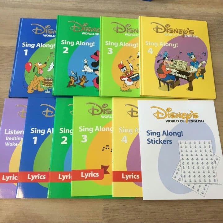DWE ディズニー英語システム シングアロング 2006年 未使用品あり