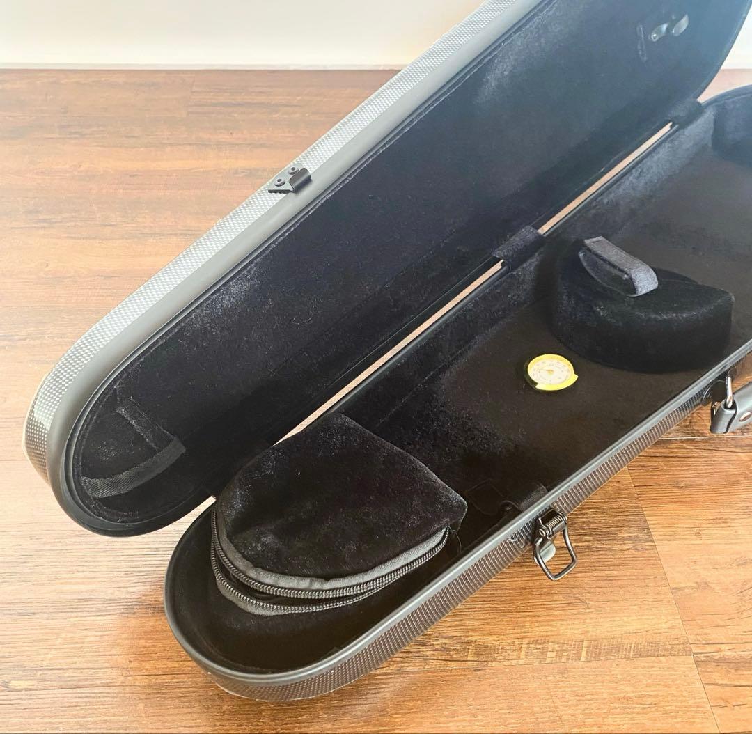 値下げ！】KYLIESMAN バイオリンケース 4/4 カーボン製 付属品付き