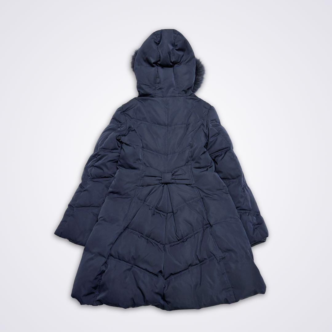 ルイルエブティック フォックスファー バックリボンダウンコート