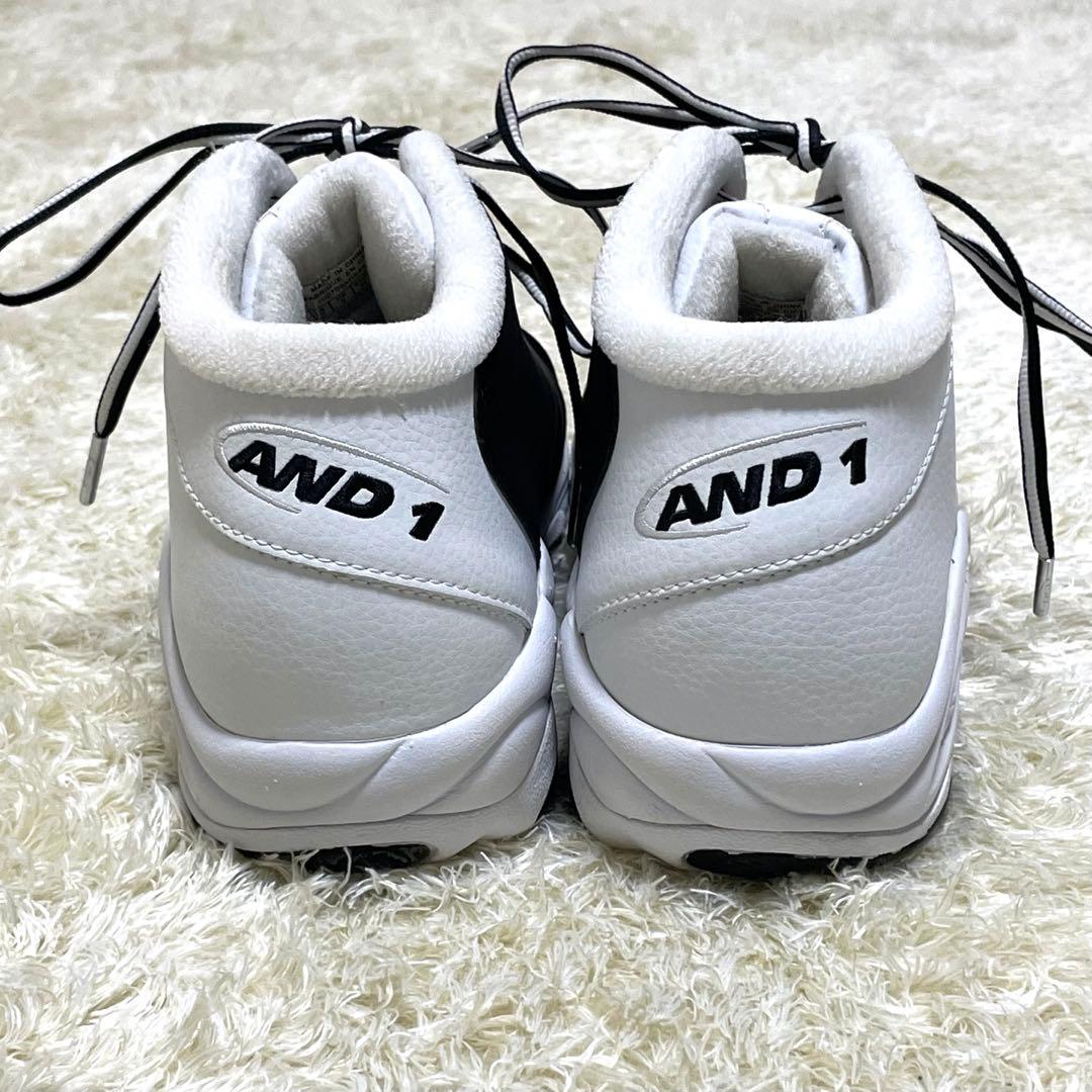 ☆AND1 アンド1 タイチミッド 白黒 当時物 オリジナル 28cm☆ - メルカリ