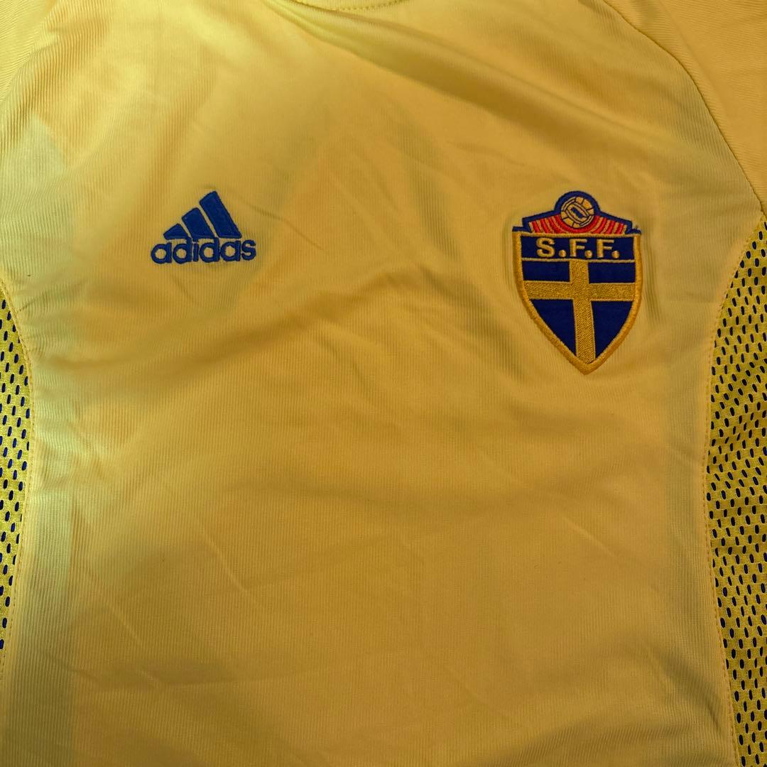 Adidas スウェーデン 2002-03 ホームユニフォーム (XL) - メルカリ