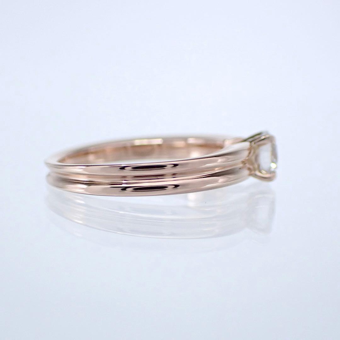 ブシュロン ゴドロン 0.42ct K18PG ダイヤモンドリング 48号