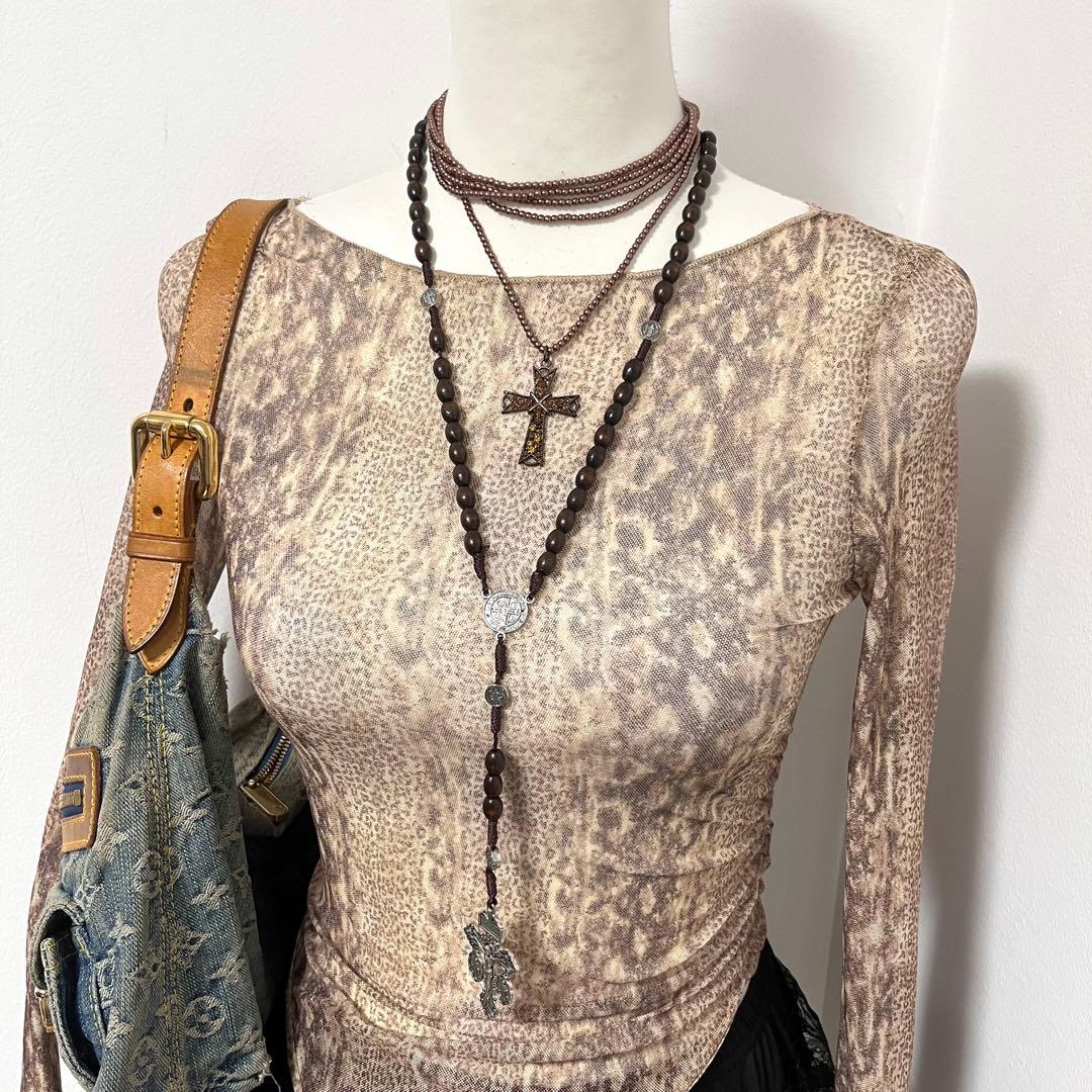 Y2K ギャル グランジ archive ネックレス 十字架 - メルカリ