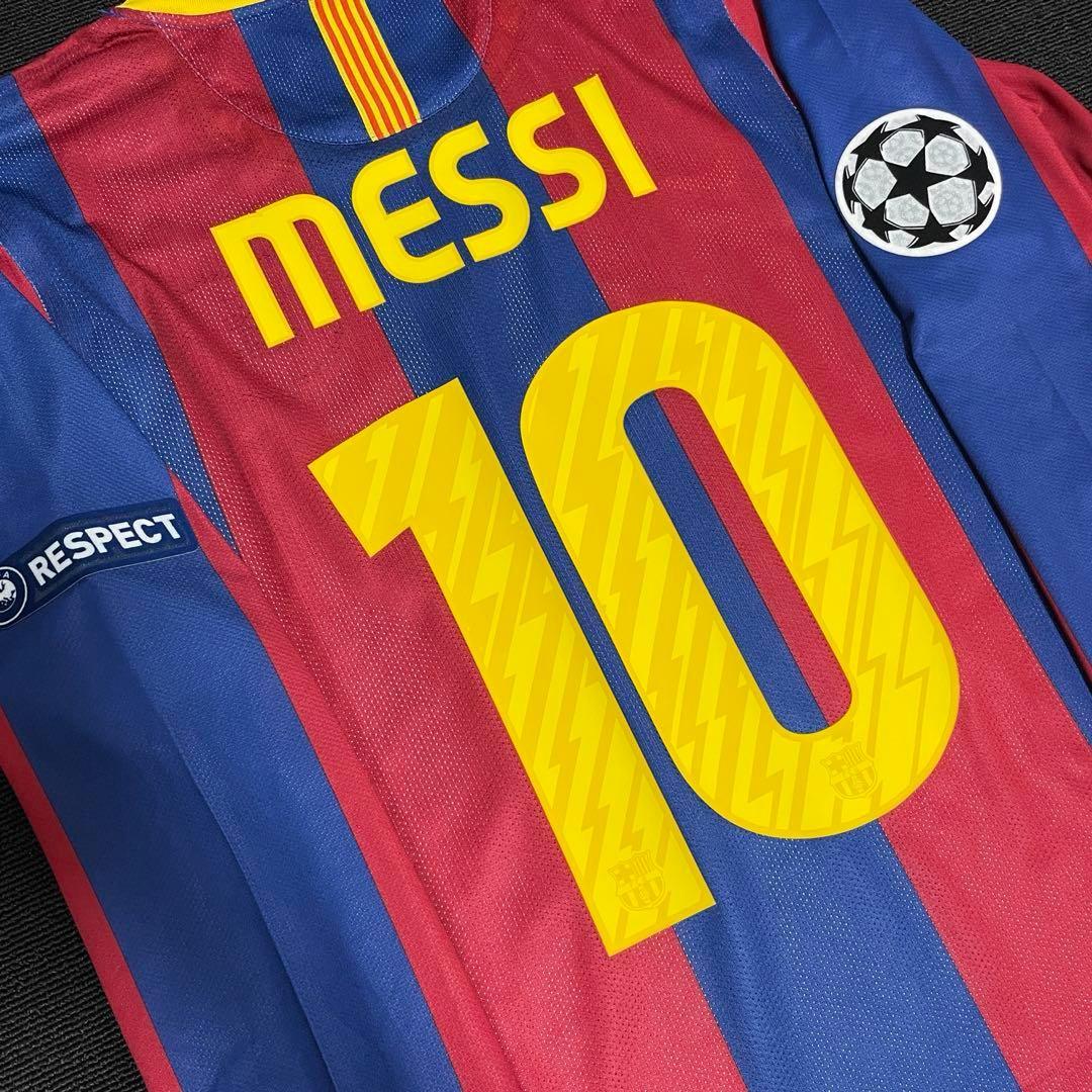 正規品 選手支給モデル】メッシ バルセロナユニフォーム 10/11 タグ