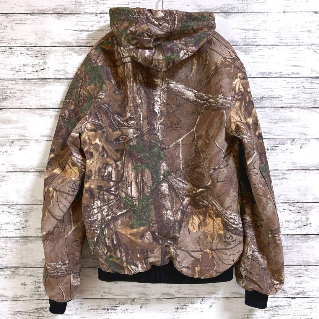 古着 Carhartt アクティブジャケット リアルツリー カモ J220 S - メルカリ