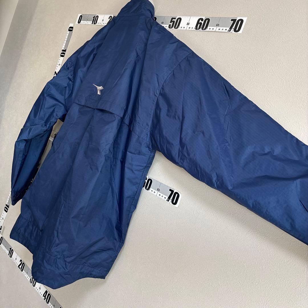 Diadora ディアドラ 上下セットアップ ナイロンジャケット M ネイビー