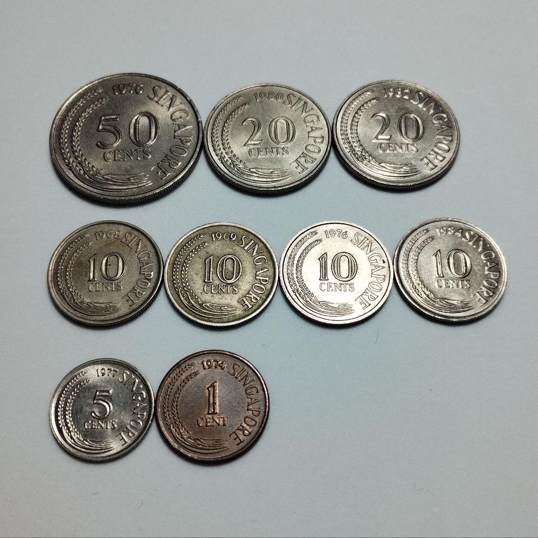 シンガポール硬貨 コイン 旧貨幣 - メルカリ