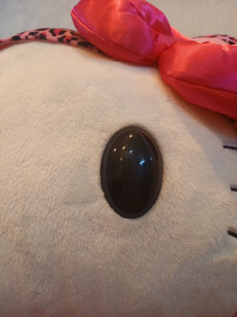 希少 ハローキティ ぬいぐるみ 2008年 ヒョウ柄 ピンク 特大 2L 新品