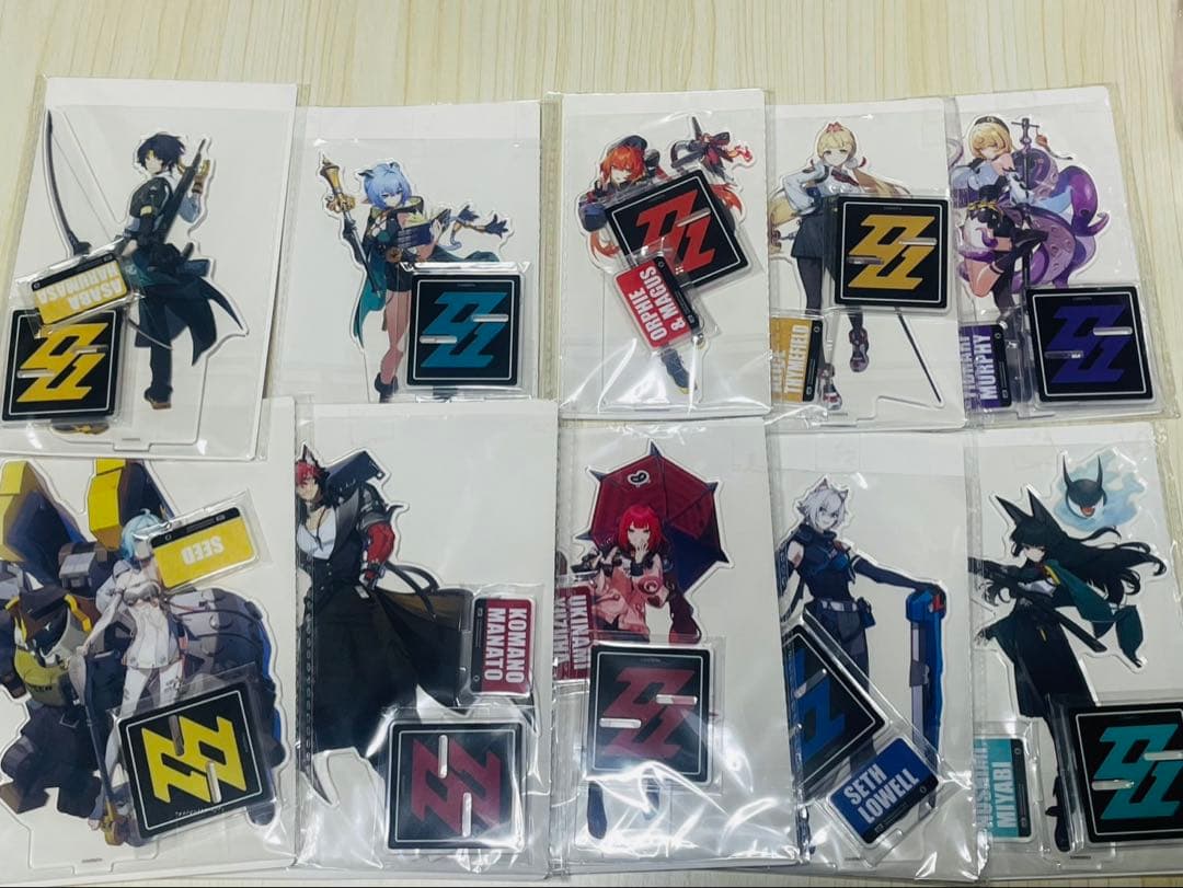 ゼンゼロ gigo限定 アクスタ 10種類 コンプセット