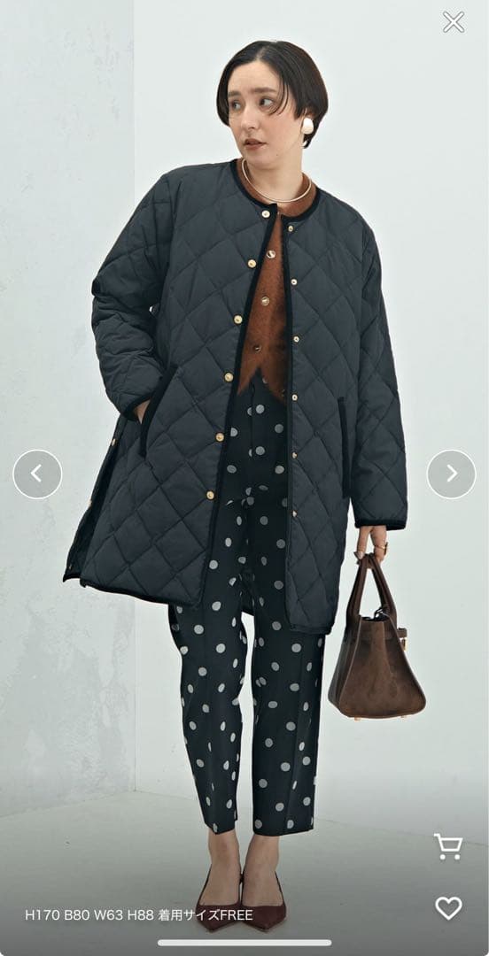 TAION×LIMONTA】別注ベロアパイピングロングダウン - メルカリ