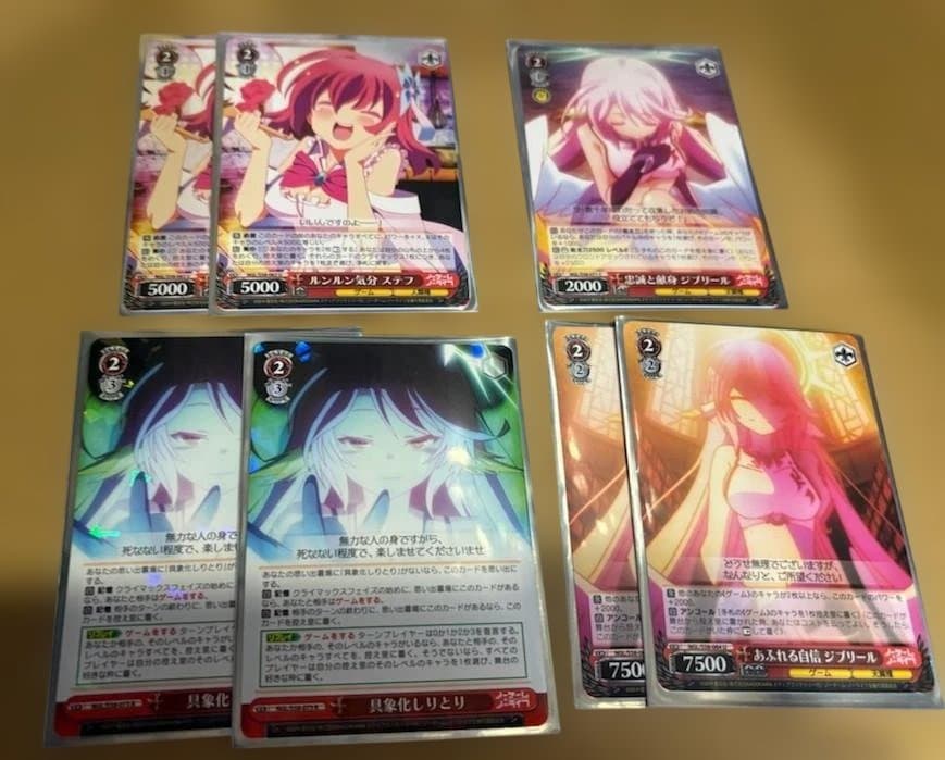 WS ノーゲーム・ノーライフ ノゲラ ノゲノラ 赤単 8電源デッキ - メルカリ