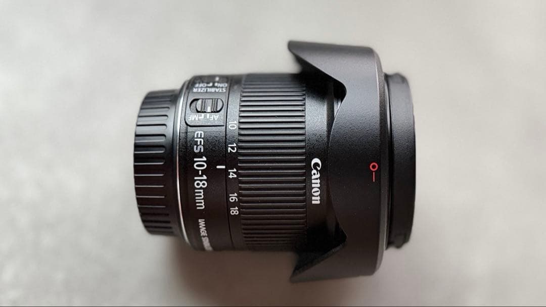 【RF用改造済】Canon EFS10-18mm f/4.5-5.6 IS