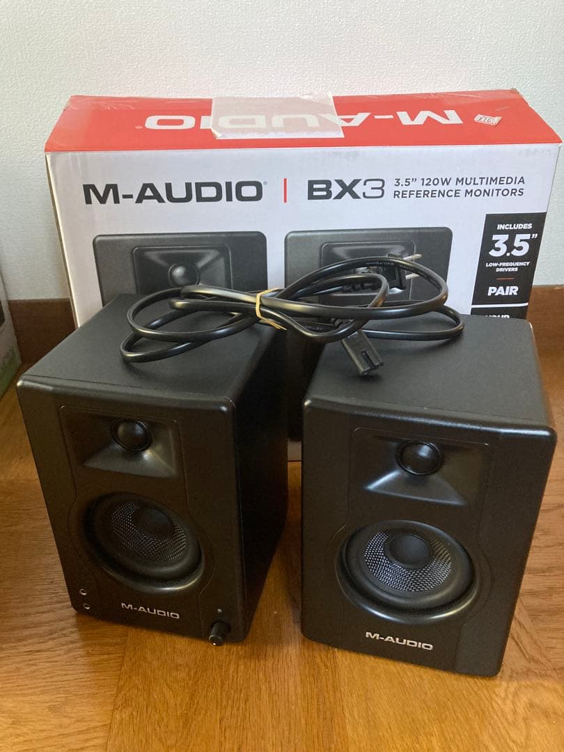 M-AUDIO BX3 3.5インチ モニタースピーカー - メルカリ