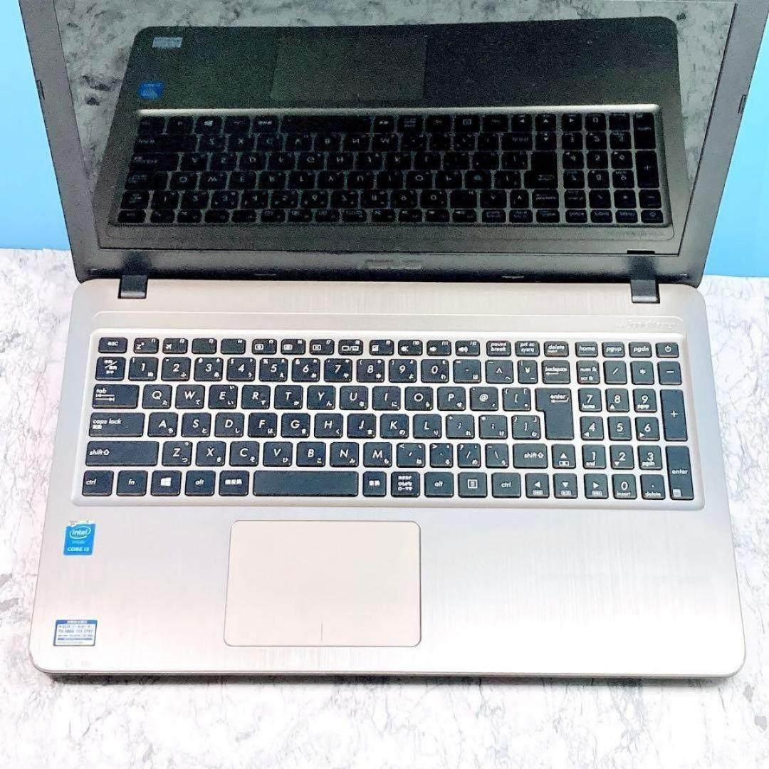 設定済✨初心者におすすめ♪✨オフィス✨カメラ✨ASUS✨ブラック✨