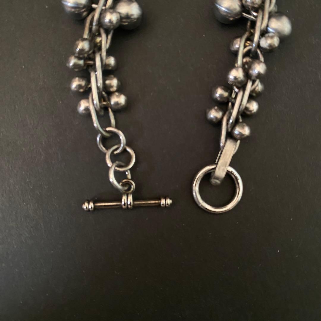 Vintage メキシコ シルバー パール DNA ブレスレット 8mm玉 - メルカリ