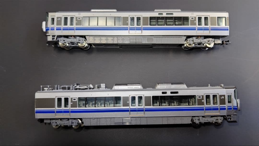 521系3次車　基本セット　JR時代青帯