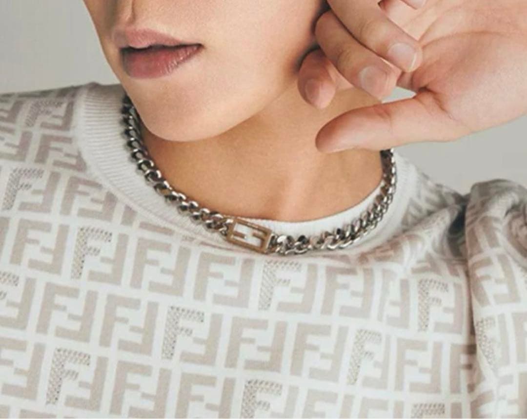 目黒蓮さん着用 FENDI フェンディ チェーン FF ネックレス - メルカリ