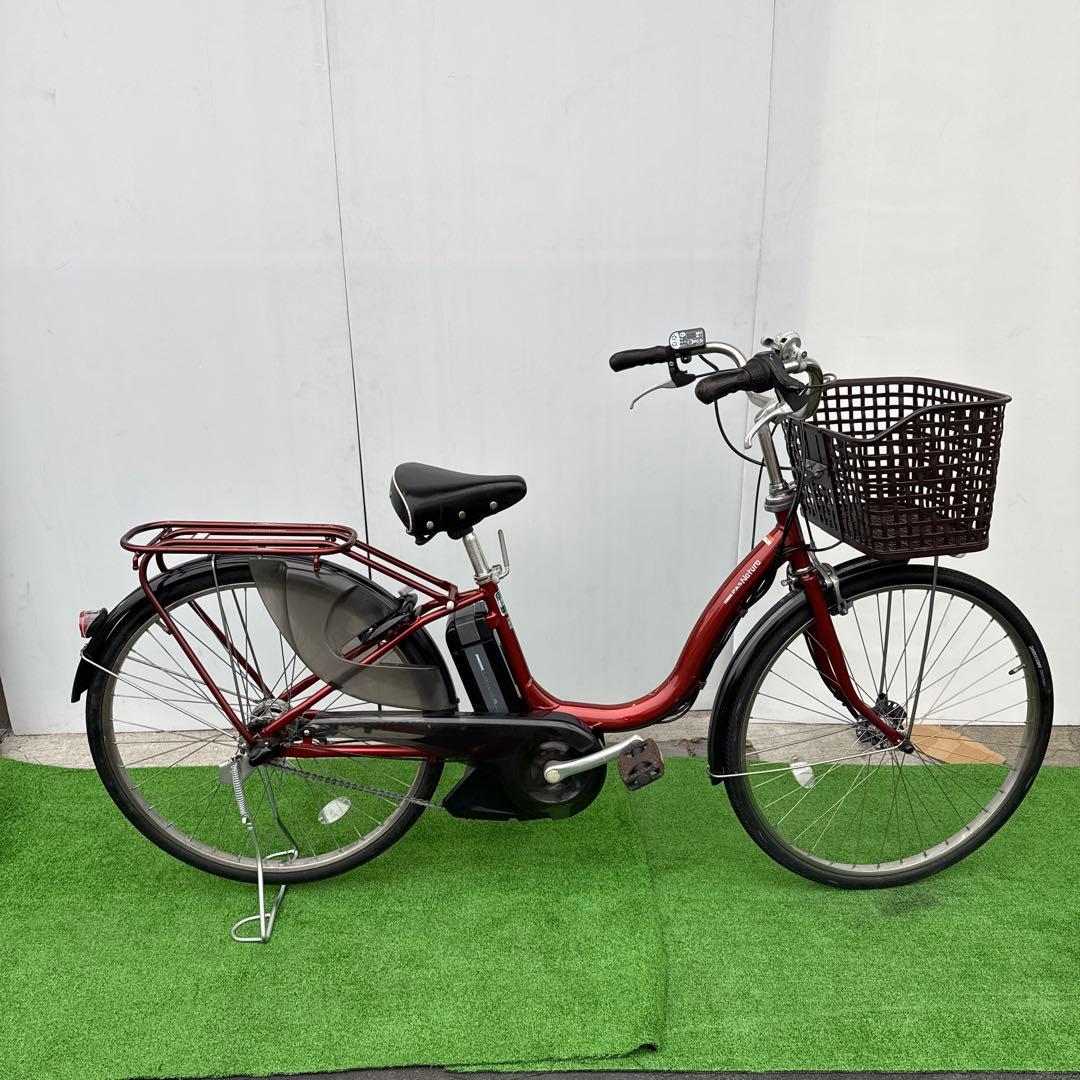 ブリヂストン電動アシスト自転車26インチ 8.9Ah レッド