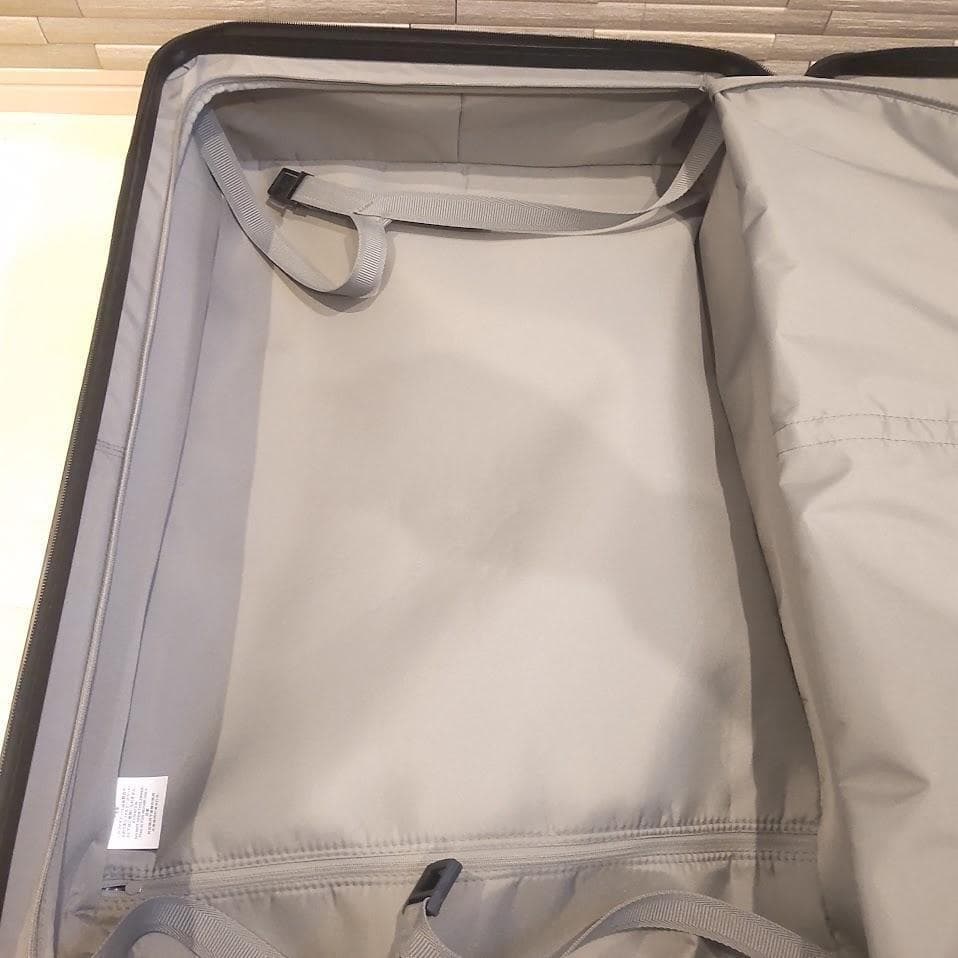 廃盤】無印良品 バーの高さを自由に調節できるストッパー付き キャリー 85L