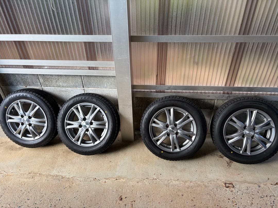 ブリヂストン スタッドレスタイヤ 14インチ ホイール付き 楽天市場】ブリヂストン スタッドレスタイヤ ホイール ホワイト 14