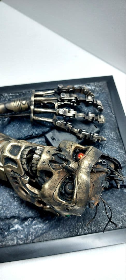 1/2 スケール　アシェット製 エンドスカル、エンドアーム焼損傷 残骸ジオラマ