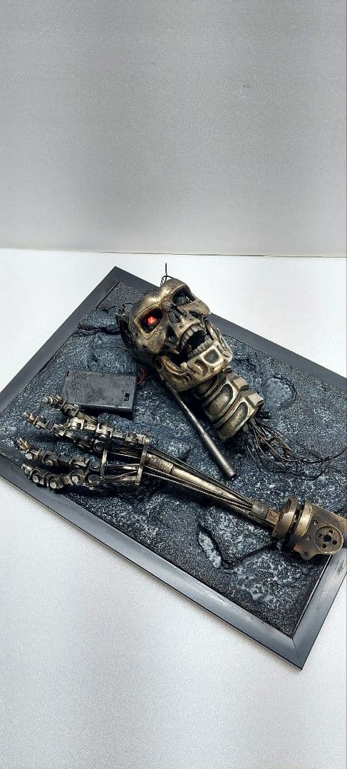 1/2 スケール　アシェット製 エンドスカル、エンドアーム焼損傷 残骸ジオラマ