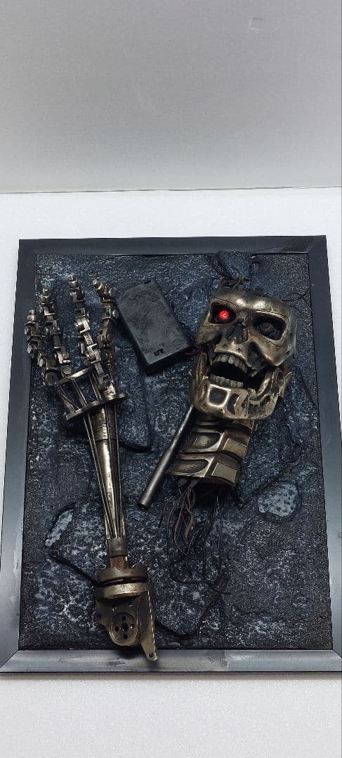 1/2 スケール　アシェット製 エンドスカル、エンドアーム焼損傷 残骸ジオラマ