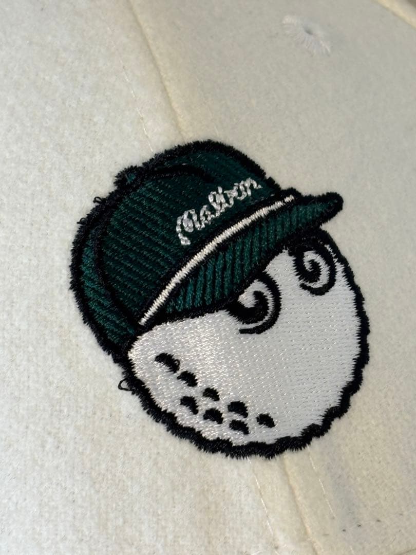 ニューエラ/帽子/マルボン/コラボ/ロゴ/別注/ゴルフ/限定/ホワイト/未