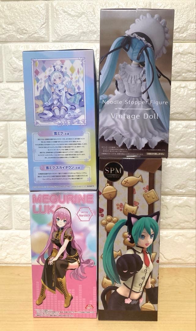 未開封】初音ミク フィギュア ぬーどる SPM ヴィンテージ 雪 巡音ルカ