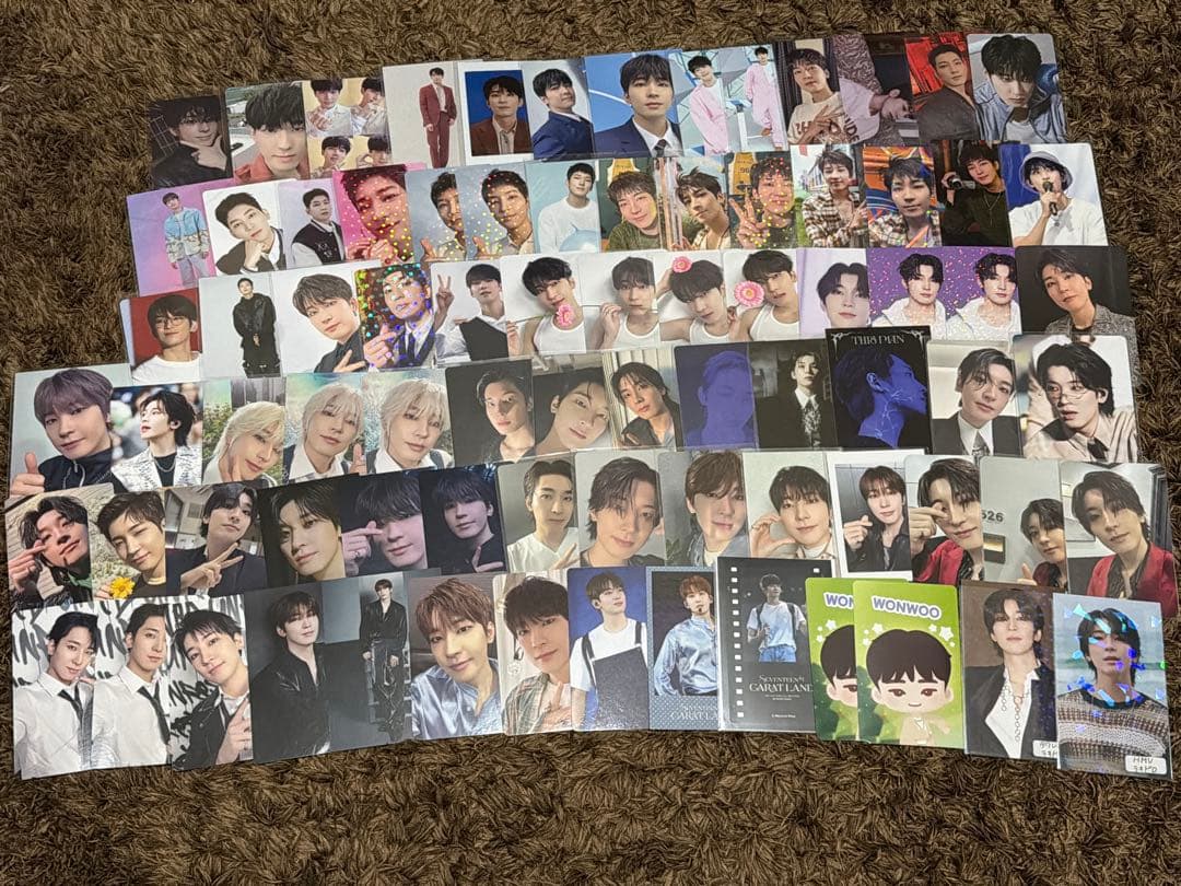 SEVENTEEN 　公式　特典　グッズ　トレカ　全メンバー　1000点以上