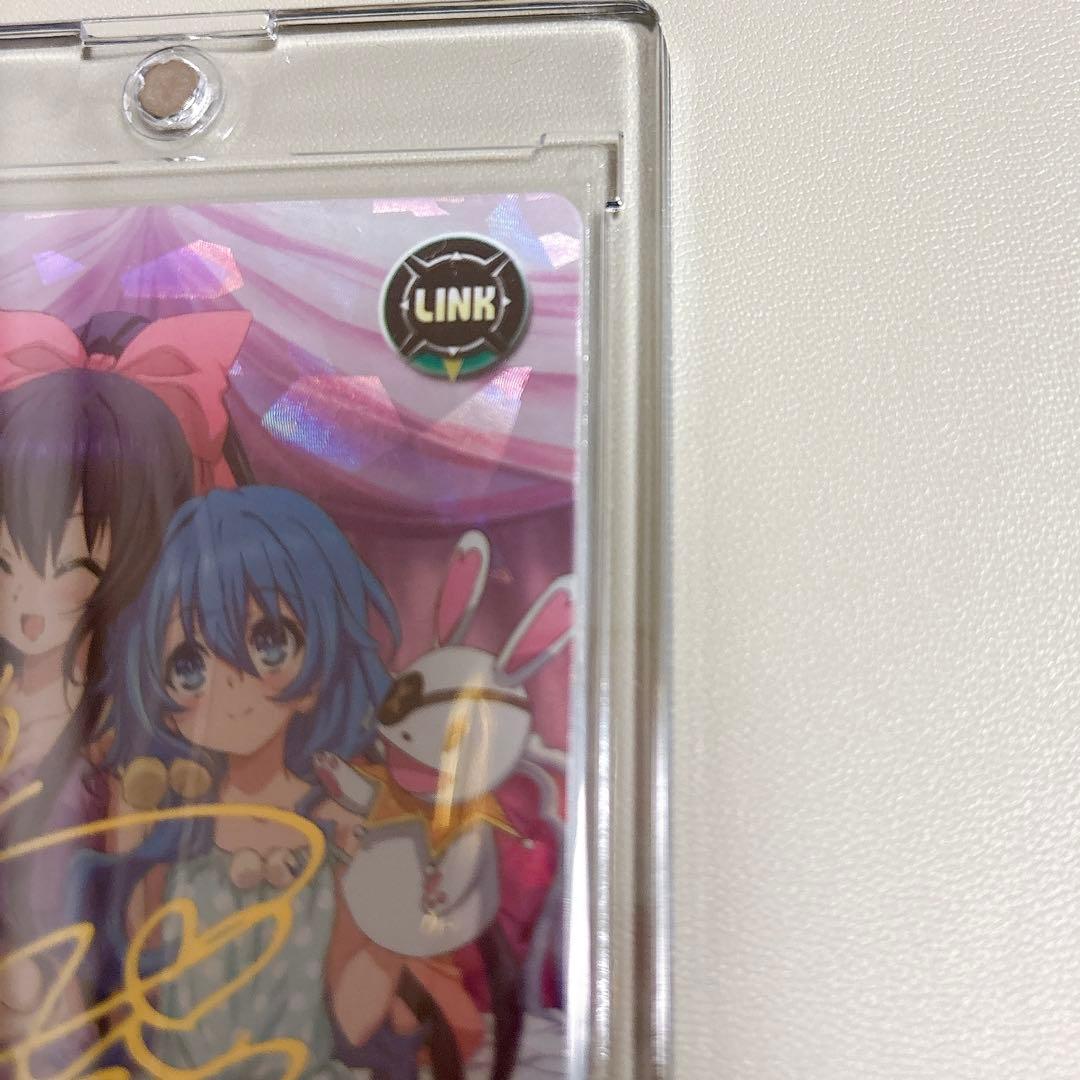 デート・ア・ライブ ファイブクロス 四糸乃 野水伊織 サイン SP 夜刀神十香