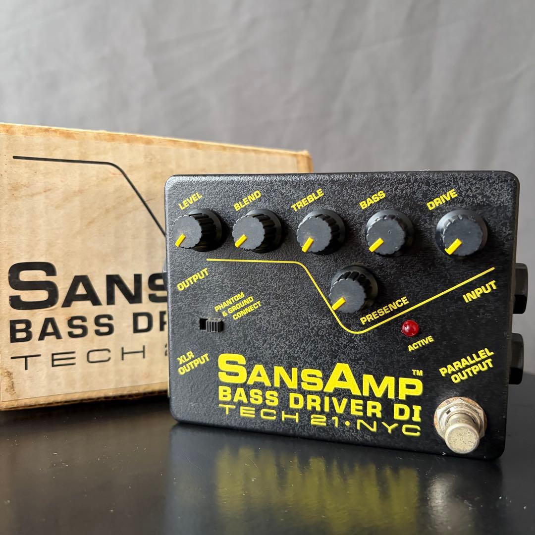 箱付き Tech 21 SansAmp Bass D DI 前期 Tech21 【迅速発送】SANSAMP BASS DRIVER DI V2 ベース用プリアンプ