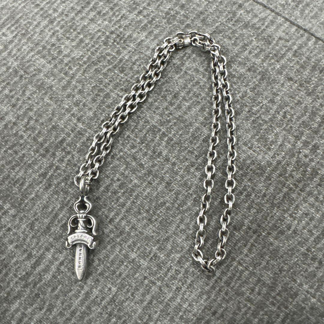 す*！様 クロムハーツ　ダガー　ネックレス CHROME HEARTS クロムハーツ ダガーペンダント パヴェダイヤ