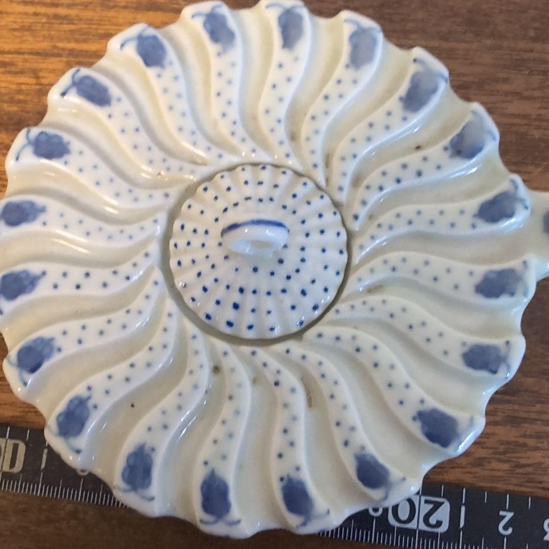 古染付 水差水滴 急須 大清雍正年製銘 書道具 骨董アンティーク工芸品